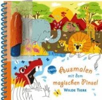 Ausmalen mit dem magischen Pinsel. Wilde Tiere, Häftad