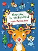 bokomslag Mein dicker Mal- und Bastelblock. Frohe Weihnachten