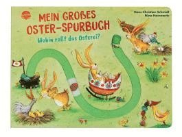 bokomslag Mein großes Oster-Spurbuch. Wohin rollt das Osterei?