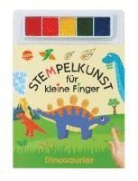 Stempelkunst für kleine Finger. Dinosaurier 1