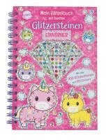 bokomslag Mein Rätselbuch mit bunten Glitzersteinen. Einhörner