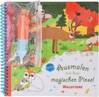 bokomslag Ausmalen mit dem magischen Pinsel. Waldtiere
