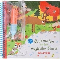 bokomslag Ausmalen mit dem magischen Pinsel. Waldtiere