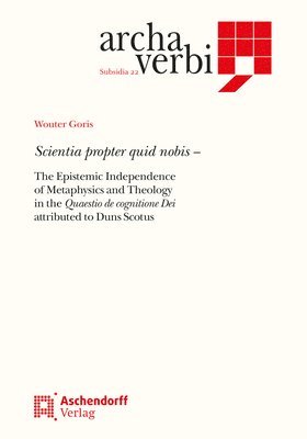 Wouter Goris - Scientia propter quid nobis, Inbunden. Tillgänglighet: Lägg i varukorg