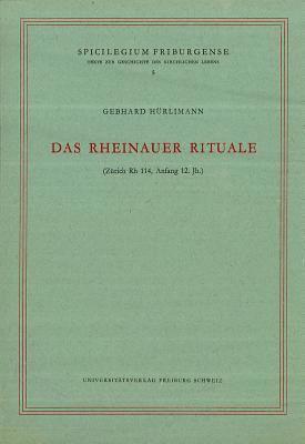 Das Rheinauer Rituale 1