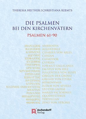 bokomslag Die Psalmen Bei Den Kirchenvatern. Psalmen 61-90: Bei Den Kirchenvatern PS 61-90