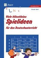 bokomslag Viele klitzekleine Spielideen für den Deutschunterricht