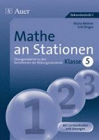 bokomslag Mathe an Stationen. Klasse 5