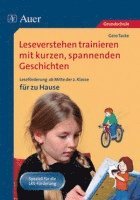 bokomslag Leseverstehen trainieren mit kurzen, spannenden Geschichten. Ab 2. Kl. für zu Hause