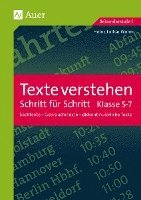 bokomslag Texte verstehen - Schritt für Schritt, Klasse 5-7