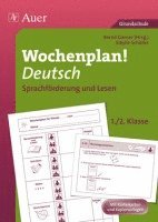 bokomslag Wochenplan Deutsch, Sprachförderung/Lesen 1-2