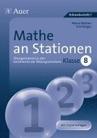 bokomslag Mathe an Stationen 8