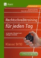 bokomslag Rechtschreibtraining für jeden Tag Klasse 9/10