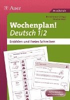 bokomslag Wochenplan Deutsch 1/2,  Erzählen/Freies Schreiben