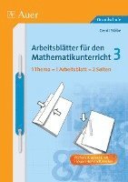 bokomslag Arbeitsblätter für den Mathematikunterricht 3