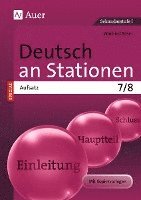 bokomslag Deutsch an Stationen Spezial Aufsatz 7-8