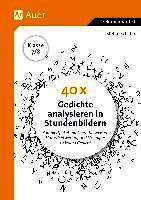 Stefan Schäfer - 40 x Gedichte analysieren in Stundenbildern 7-8, Häftad