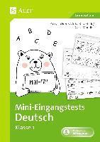 bokomslag Mini-Eingangstests Deutsch - Klasse 1