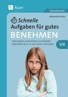 bokomslag Schnelle Aufgaben für gutes Benehmen 5-6