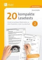 bokomslag 20 kompakte Lesetests für Klasse 2