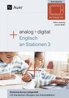 bokomslag Analog + digital Englisch an Stationen 3