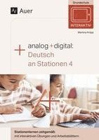 bokomslag Analog + digital: Deutsch an Stationen 4