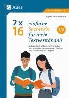 bokomslag 2 x 16 einfache Sachtexte für mehr Textverständnis