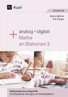 bokomslag Analog + digital: Mathe an Stationen 3