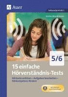 bokomslag 15 einfache Hörverständnis-Tests 5-6