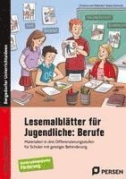 bokomslag Lesemalblätter für Jugendliche: Berufe