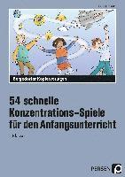 bokomslag 54 schnelle Konzentrations-Spiele - Anfangsunt.