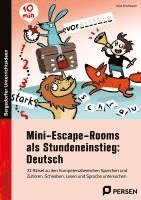 bokomslag Mini-Escape-Rooms als Stundeneinstieg: Deutsch