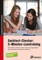 bokomslag Sachtext-Checker: 5-Minuten-Lesetraining - Sopäd