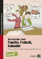 bokomslag Ganzwörter lesen: Familie, Freizeit, Kalender