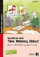 bokomslag Ganzwörter lesen: Tiere, Wohnung, Einkauf