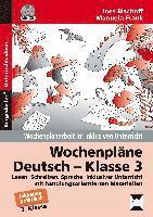 bokomslag Wochenpläne Deutsch - Klasse 3