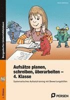 bokomslag Aufsätze planen, schreiben, überarbeiten - Kl. 4