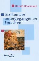 bokomslag Lexicon Der Untergagangenen Sprache