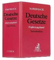 bokomslag Deutsche Gesetze Ergänzungsband (mit Fortsetzungsnotierung). Inkl. 82. Ergänzungslieferung