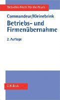 bokomslag Betriebs-, Firmen- und Vermögensübernahme