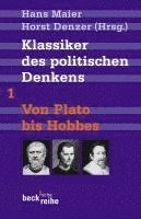 Hans Maier, Horst Denzer - Klassiker des politischen Denkens 01. Von Plato bis Hobbes, Häftad