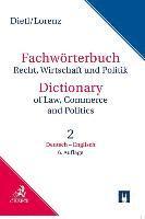 Fachwörterbuch Recht, Wirtschaft und Politik  Band 2: Deutsch - Englisch 1