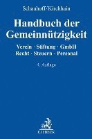 Stephan Schauhoff, Christian Kirchhain - Handbuch der Gemeinnützigkeit, Inbunden