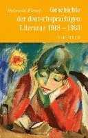bokomslag Geschichte der deutschen Literatur  Bd. 10: Geschichte der deutschsprachigen Literatur 1918 bis 1933