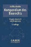bokomslag Kompendium des Baurechts