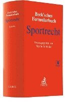 bokomslag Beck'sches Formularbuch Sportrecht