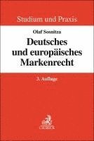 bokomslag Deutsches und europäisches Markenrecht