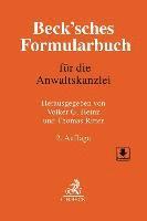 Beck'sches Formularbuch für die Anwaltskanzlei 1