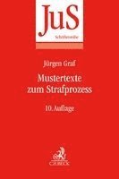 Jürgen Graf - Mustertexte zum Strafprozess, Häftad