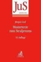 bokomslag Mustertexte zum Strafprozess